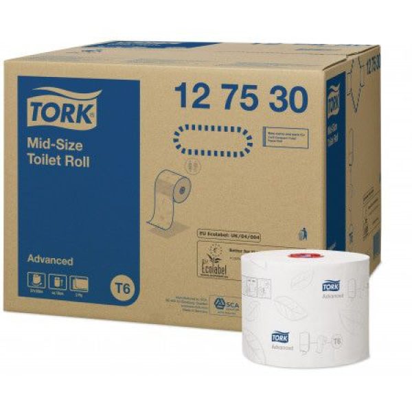 Tork Advanced T6 Toiletpapier Cellulose  2-laags 100 meter 27 stuks