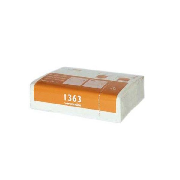 Vendor Handdoekcassettes 2-laags Papier Wit 33 meter 20 stuks