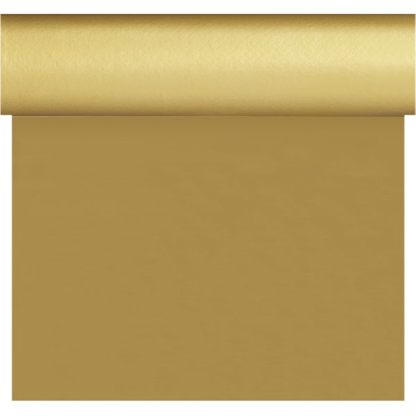 Duni Tete a Tete Dunisilk Goud 0,4x24 meter 6 stuks