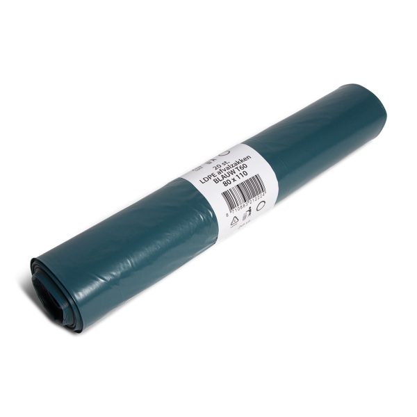Powersterko Afvalzak 80x110cm Blauw T60 200 stuks