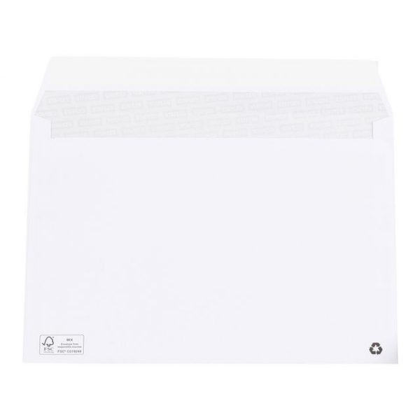 Enveloppen EA 5/6 110x220mm Wit 25 stuks