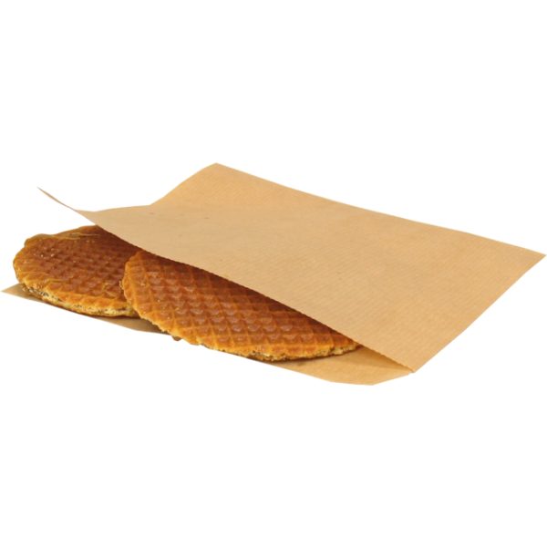 Hamburger Grill Zakje Kraft 15x15 cm 2000 Stuks*