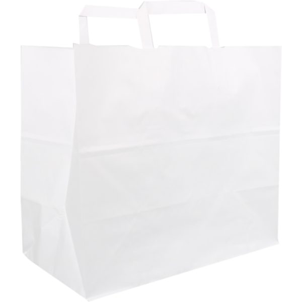 Snack Tas Papier Wit 32x17x27cm 250 stuks