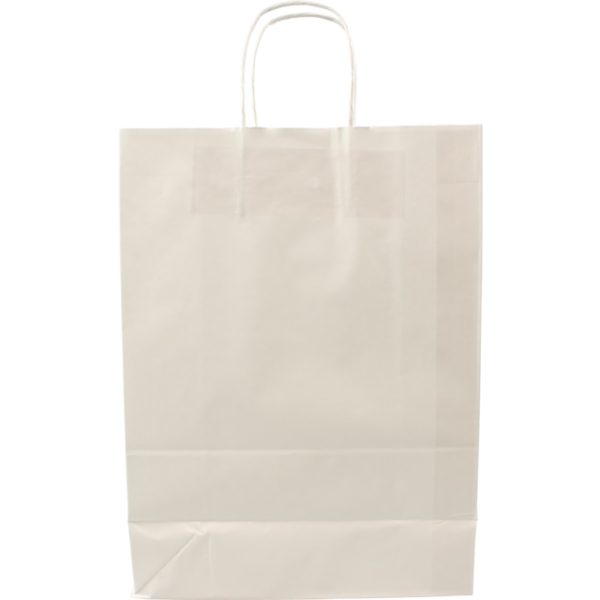 Papieren Draagtas Wit 26/12 x 35cm 100 stuks