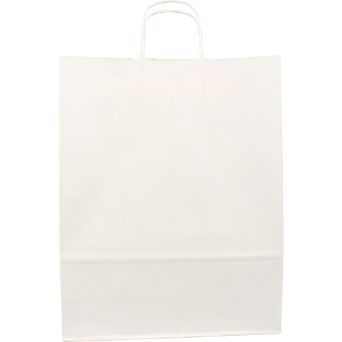 Papieren Draagtas Wit  32/12 x 41cm 100 stuks