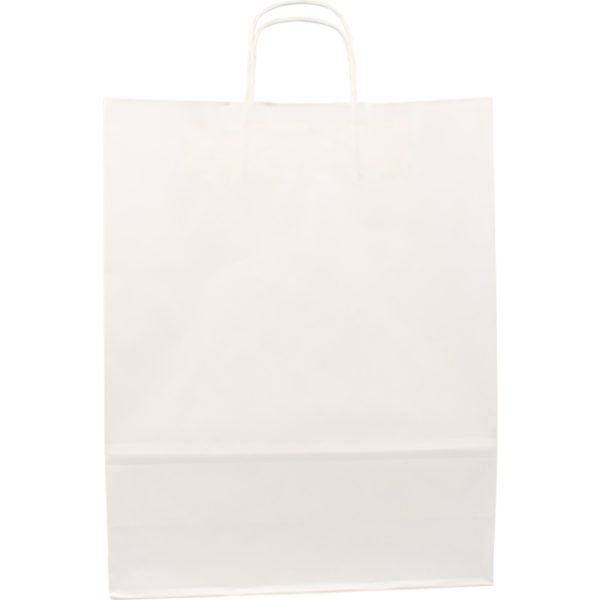 Papieren Draagtas Wit  32/12 x 41cm 100 stuks