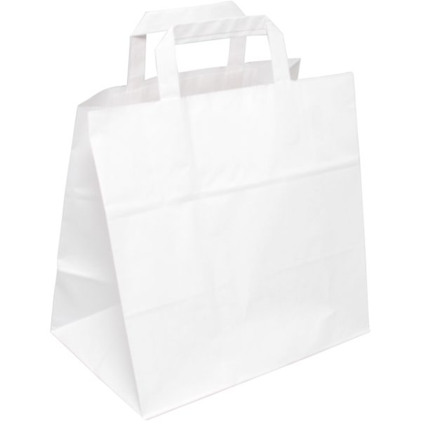 Tas Papier Wit 26x17x27cm 250 stuks