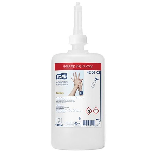 Tork Alcohol Gel Hand Sanitizer 1000ml 6 stuks S1