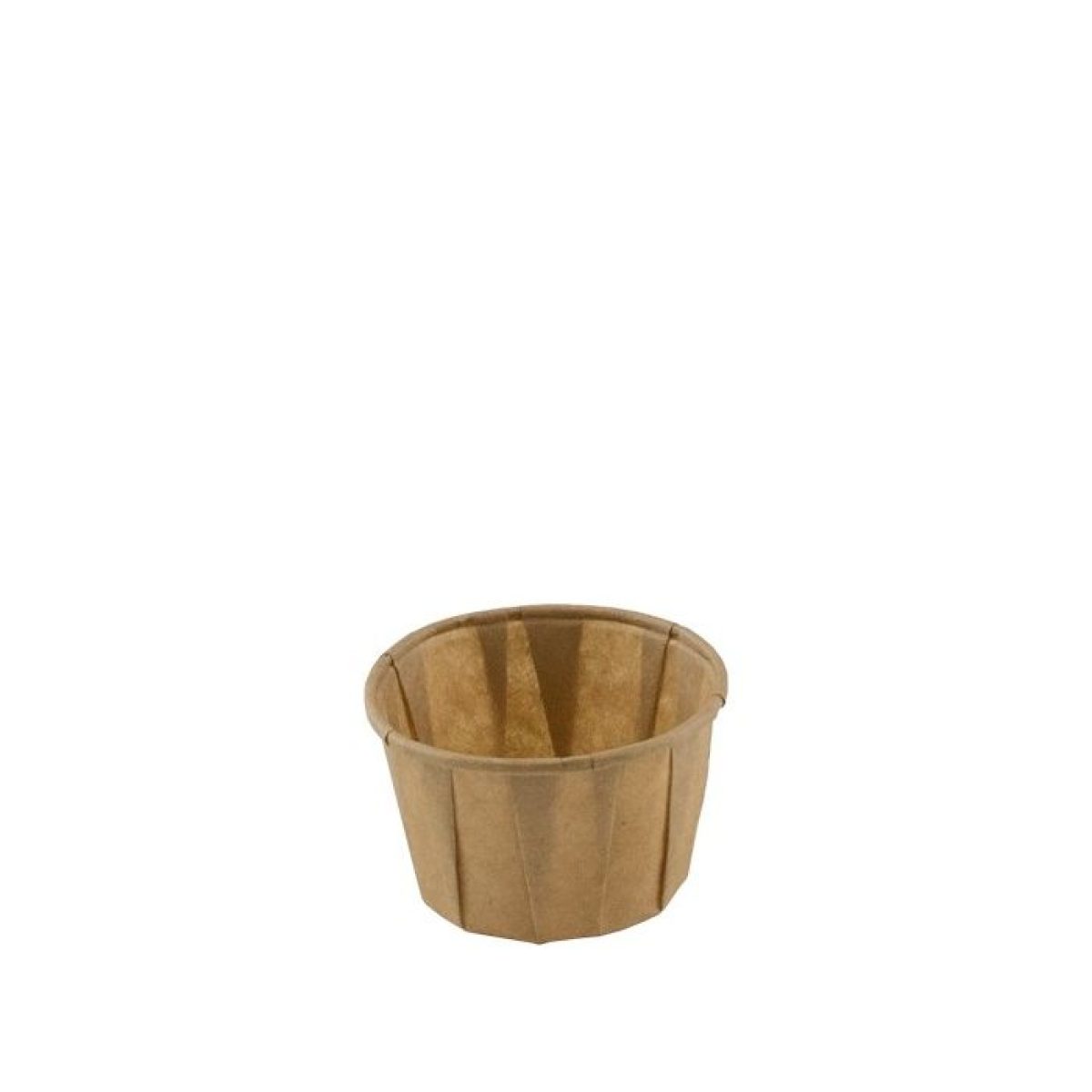 Saus Cup Portiecup Papier Bruin 55ml 50x35mm 5000 stuks