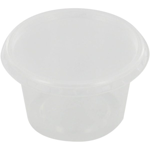 Bak PP Rond 50ml + Deksel Ø72mm 500 stuks