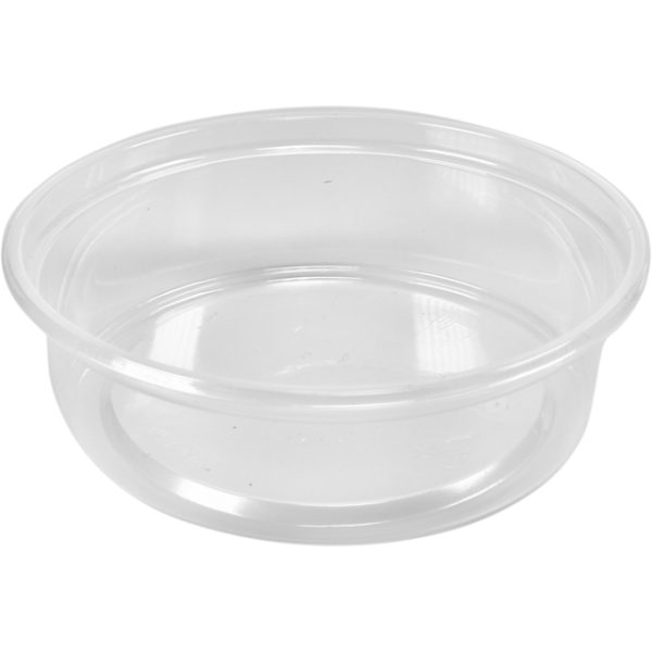 Bak PP Rond Transparant 125ml Ø101mm 1000 stuks