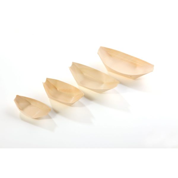 Sier Bootje (FSC) Hout 215x110mm 50 stuks