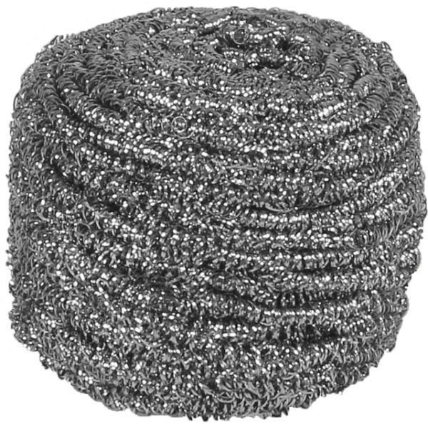 RVS Schuurbol Spiraal 60 gram 10 stuks