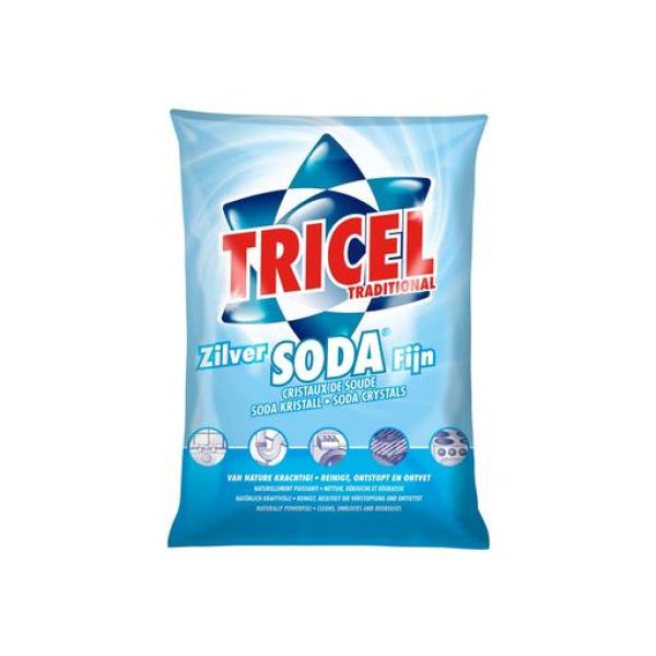 Tricel Zilver Soda Fijn 1 Kg Zak