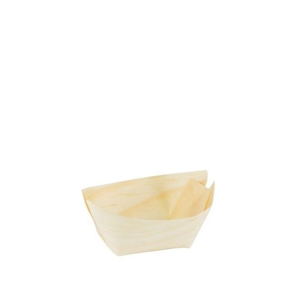 Sier Bootje (FSC) Hout 65x42mm 100 stuks