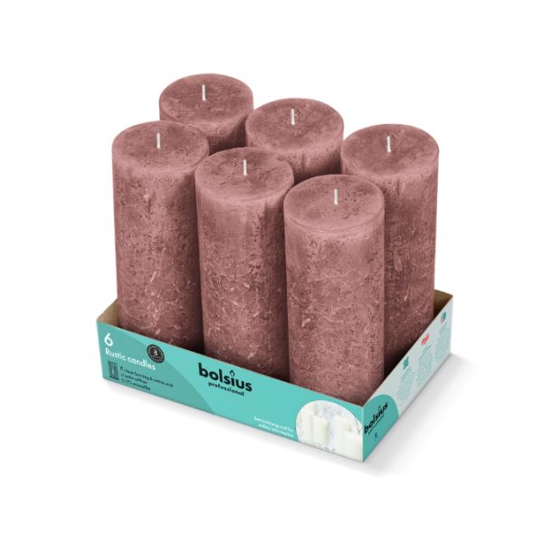Bolsius Rustiek Suede Bruin