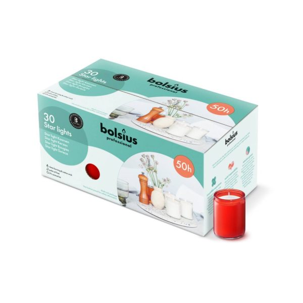 Bolsius starlight rood