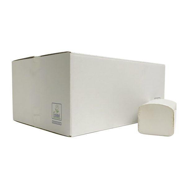 Handdoekpapier Z-fold Cellulose 2-laags 24x21cm 3200 stuks