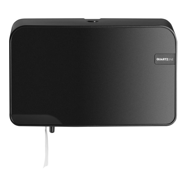 Quartz Black Traditioneel Compact Toiletrol Duo Dispenser