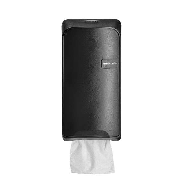 Quartz Black Bulkpack Toiletpapier Dispenser