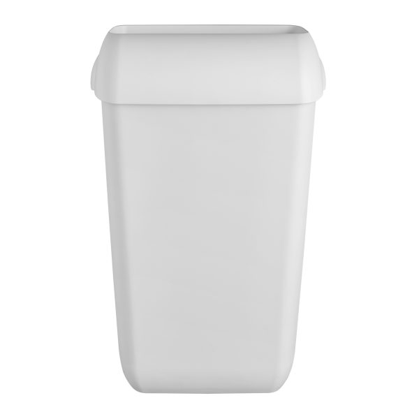 Quartz White Afvalbak 23 liter met Muurbevestigingsset