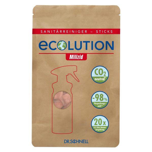 Dr.Schnell Ecolution Milizid Sanitair Reiniger Sticks 20 stuks