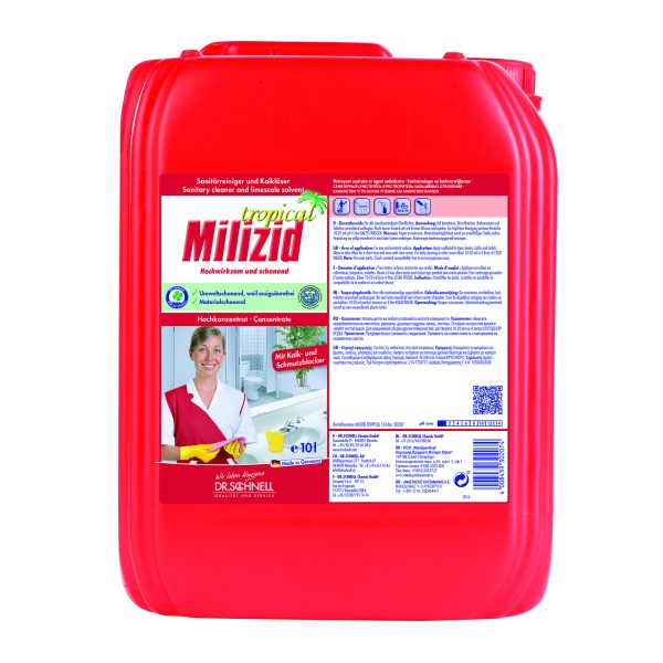 Dr.Schnell Milizid Tropical Sanitairreiniger en Kalkverwijderaar 10 liter