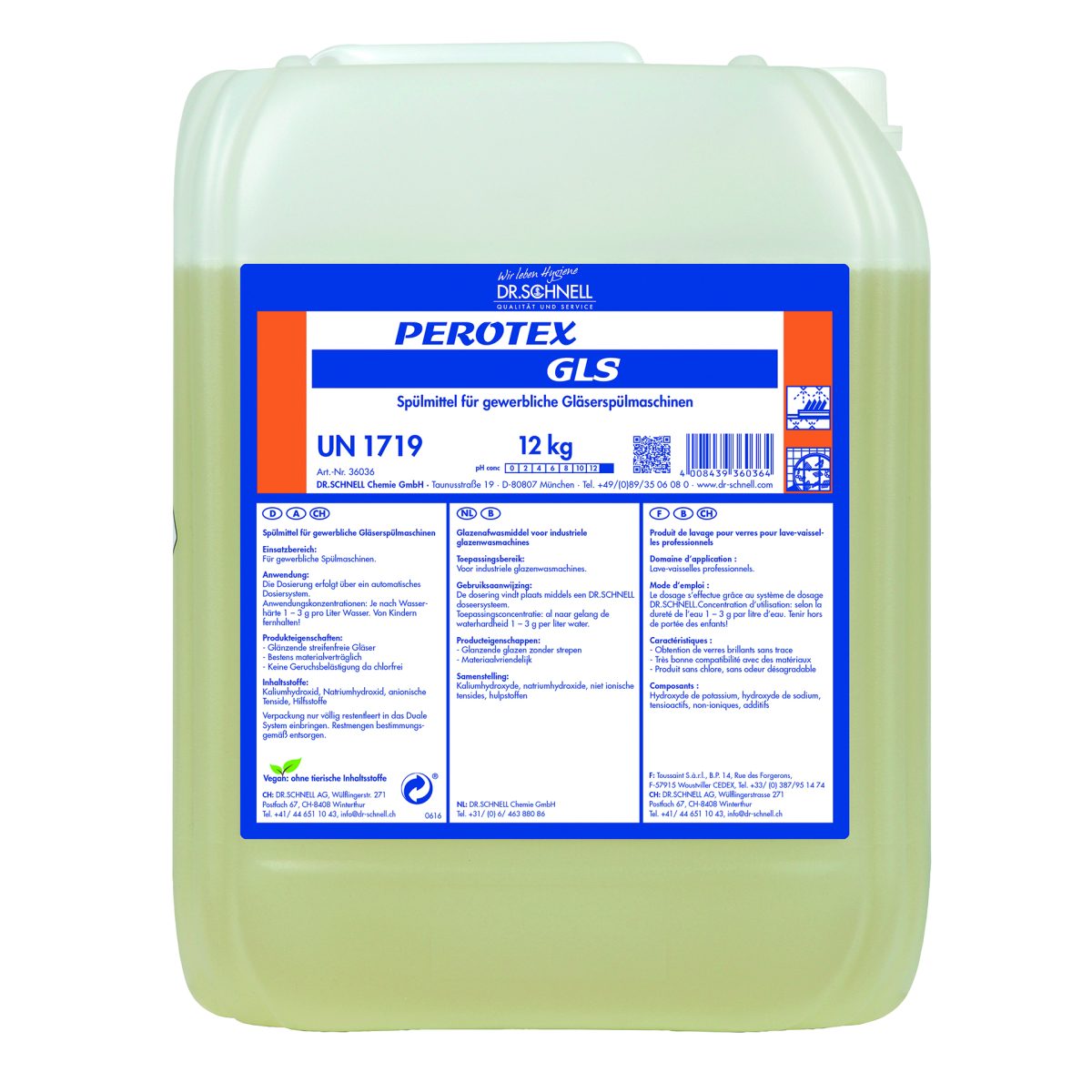 Dr.Schnell Perotex GLS Glanzenspoel Reiniger Jerrycan 12 kg