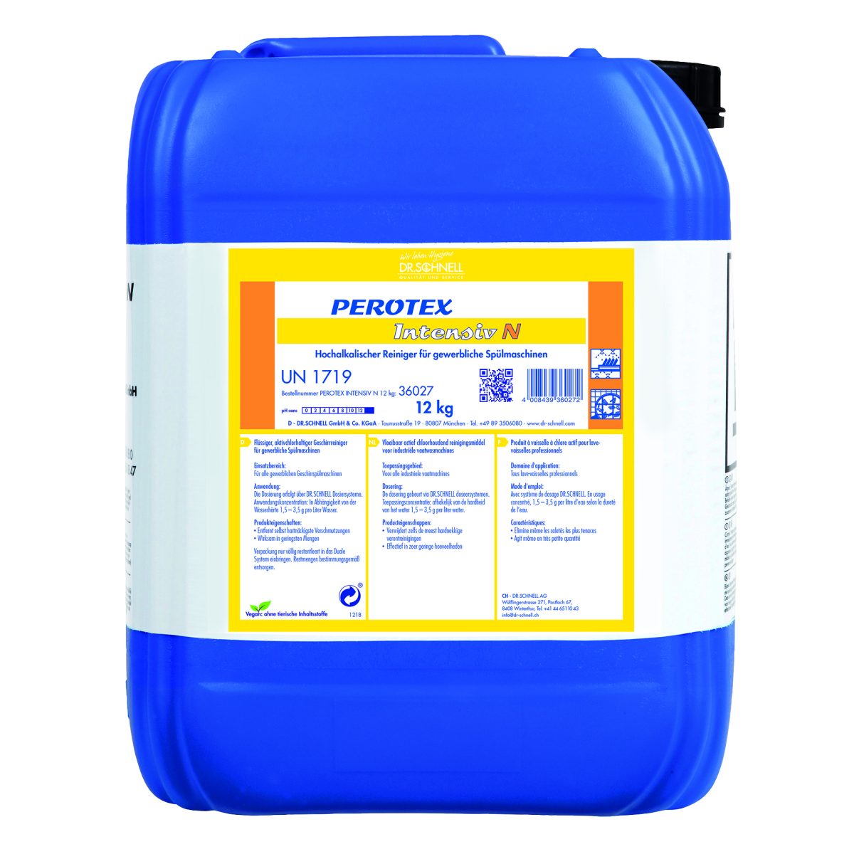 Dr.Schnell Perotex Intensiv N Vaatwas Reiniger Lage waterhardheid 12kg