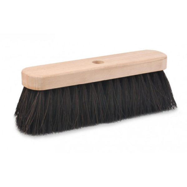 Straatbezem Colombo 30cm ongelakt hout met steel