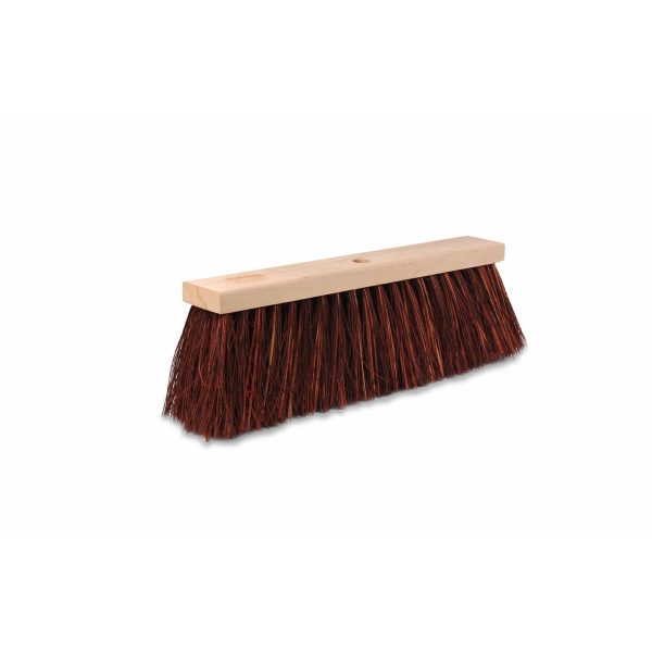 Straatbezem bassine 45cm ongelakt hout met steel