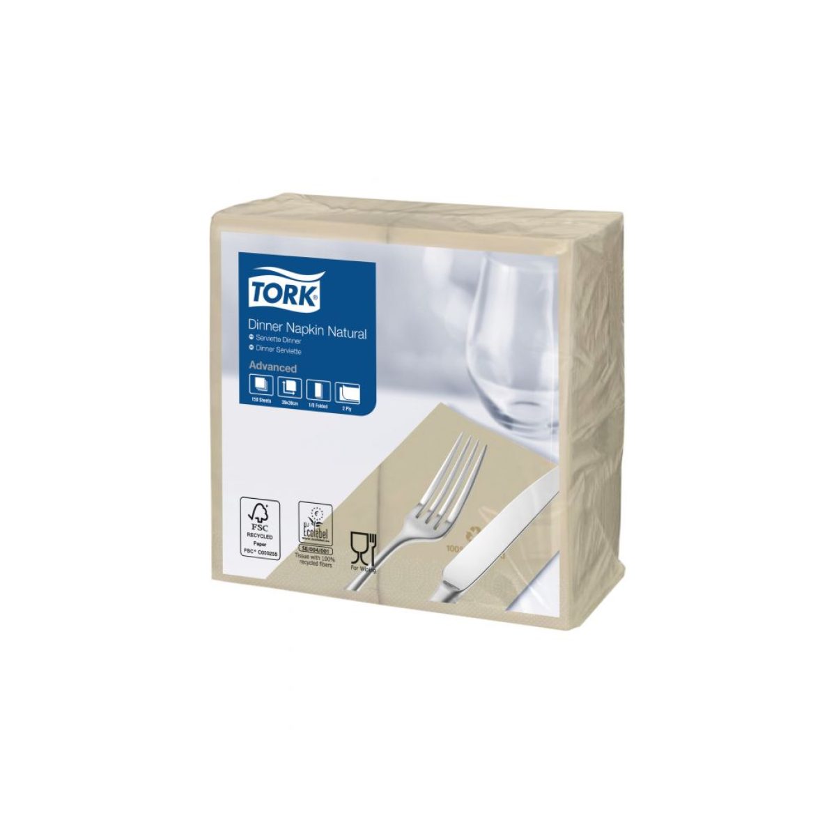 Tork Serviette Dinner naturelle