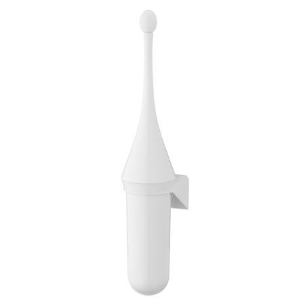 PlastiQline Toiletborstel Garnituur Wit