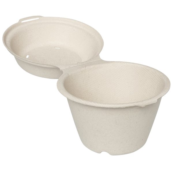 Duni Box Hinged Bagasse Brown 136X136X110cm 200 stuks