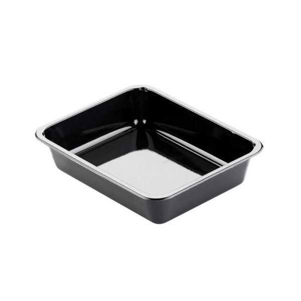 Duni Ovenbak CPET Zwart 225x175x54mm 1500ml 270 stuks