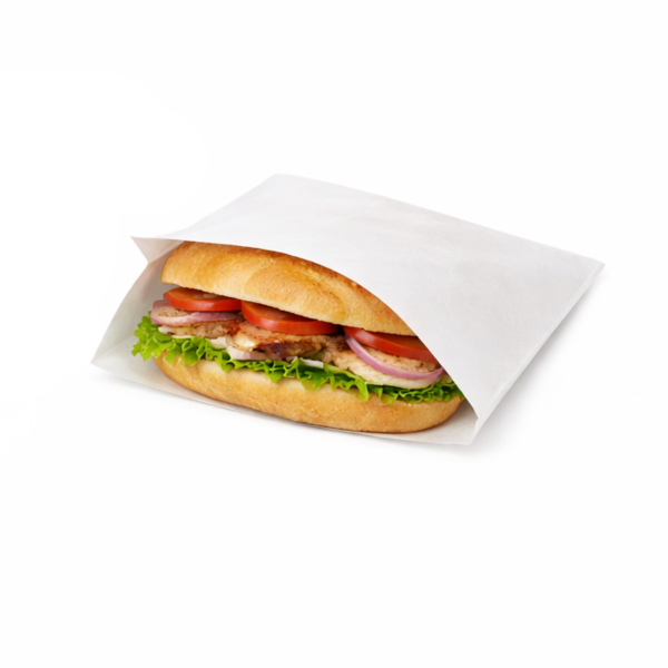 Hamburger Grill Zakje Wit 15×15 cm 2000 Stuks