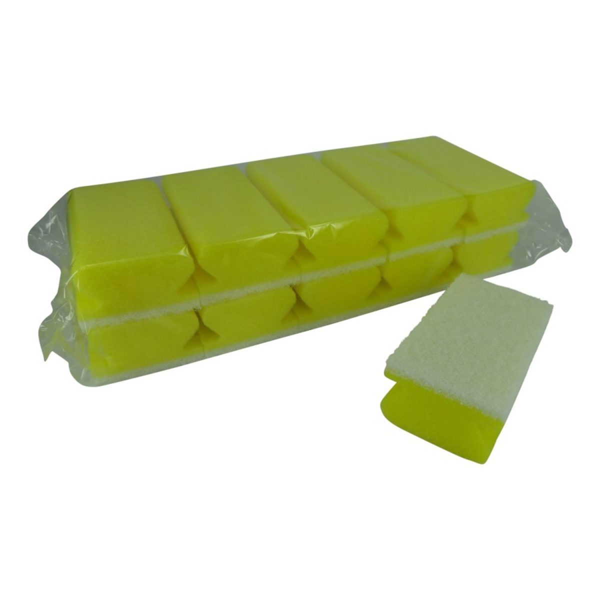 schuurspons geel wit