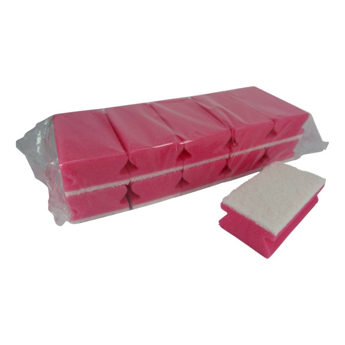 schuurspons rood wit