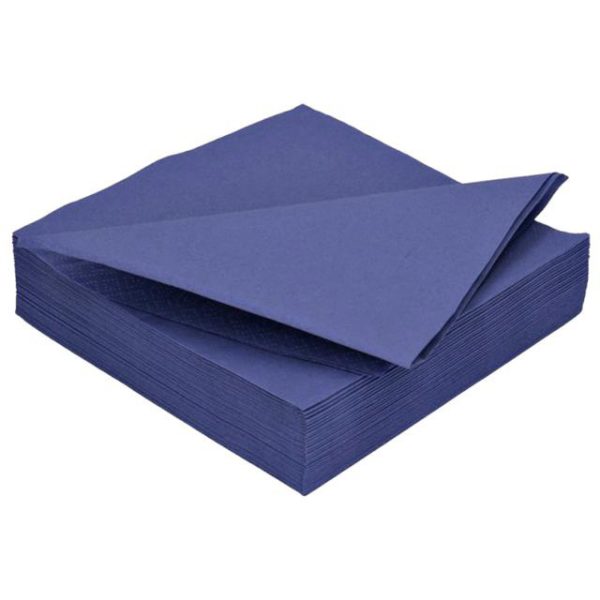 Servet Donkerblau 24cm 2460A