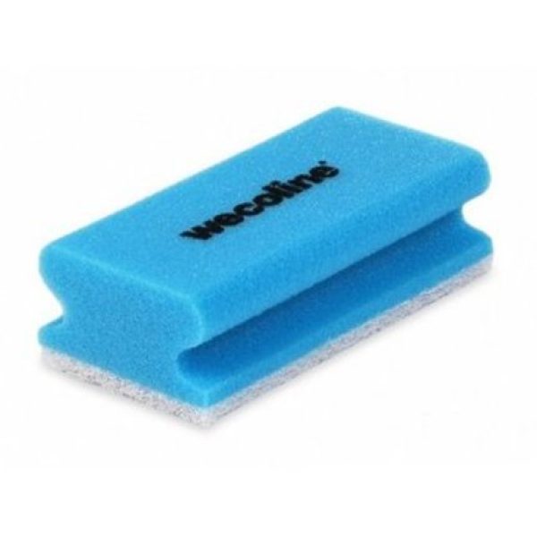 wecoline schuurspons blauw:wit 13060003