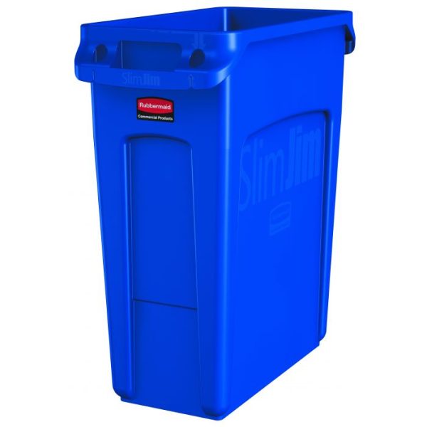 Rubbermaid Slim Jim Container Blauw 60 liter