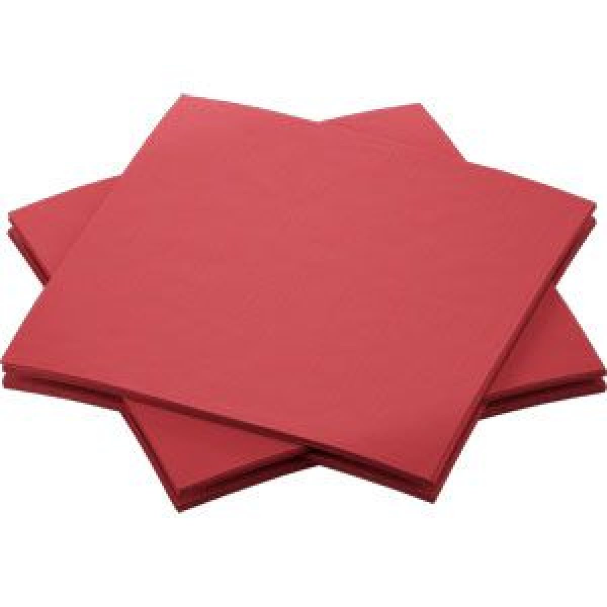 servet bordeaux rood