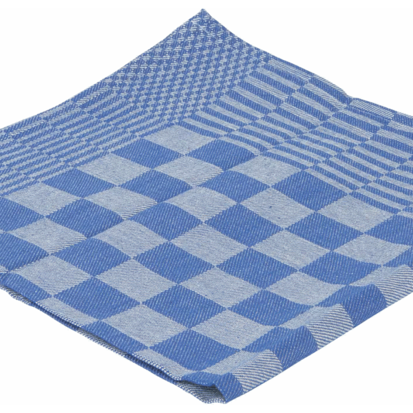 theedoek 10 stuks blauw