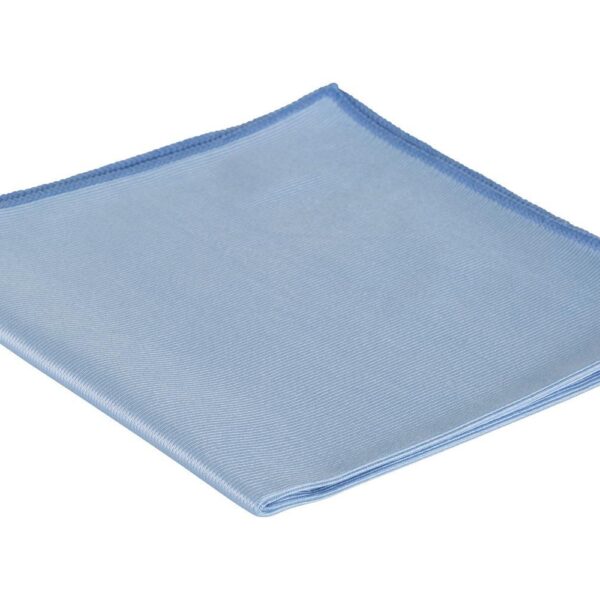 476210 microvezel glasdoek blauw