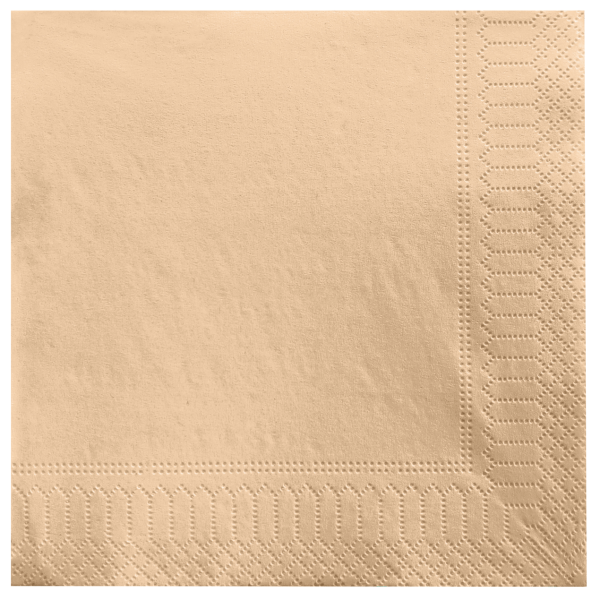 Servet Tissue 2-laags 33cm ¼ vouw Gerecycled Kraft 2000 stuks