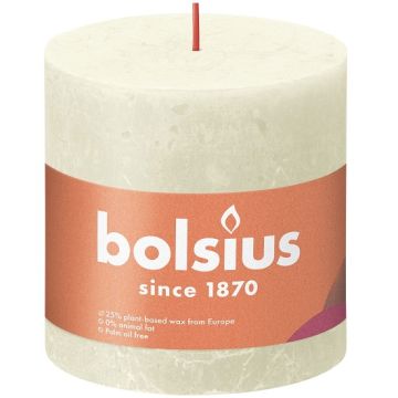 Bolsius Rustiek Stompkaars 100/ 100 Zacht Paarl 3 stuks