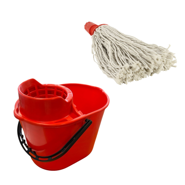 Spaanse emmer + mop (1)