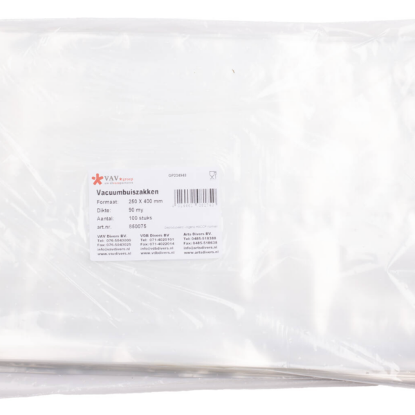 Vacuumzak Buis 25x40cm 90my 100 stuks