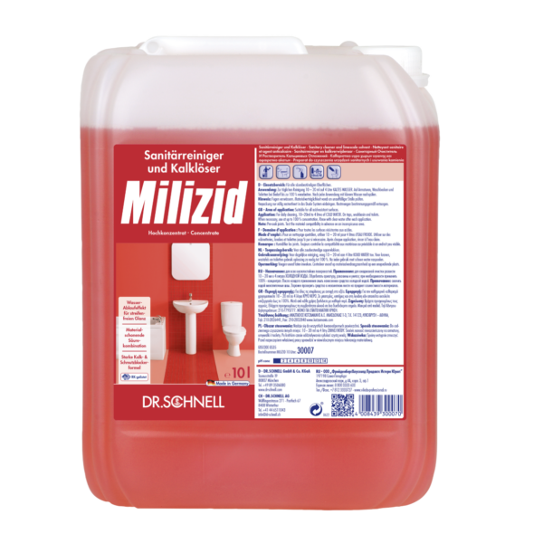 Dr.schnell milizid sanitairreiniger en kalkverwijderaar 10 liter