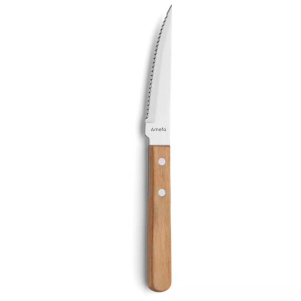 Amefa Steakmes 7000 Steak 21 cm Hout 12 stuks